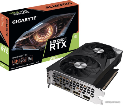 Видеокарта Gigabyte GeForce RTX 3060 Gaming OC 8G GV-N3060GAMING OC-8GD  купить в интернет-магазине X-core.by