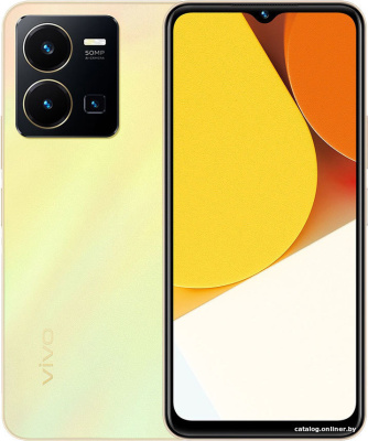 Купить смартфон vivo y35 4gb/128gb (рассветное золото) в интернет-магазине X-core.by