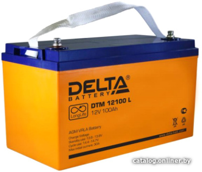 Купить аккумулятор для ибп delta dtm 12100 l (12в/100 а·ч) в интернет-магазине X-core.by