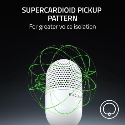 Купить проводной микрофон razer seiren v3 mini mercury white в интернет-магазине X-core.by