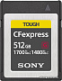 Карта памяти Sony CFexpress Type B CEB-G512 512GB