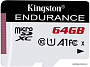 Карта памяти Kingston High Endurance microSDXC 64GB