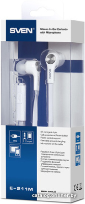 Купить наушники sven e-211m в интернет-магазине X-core.by