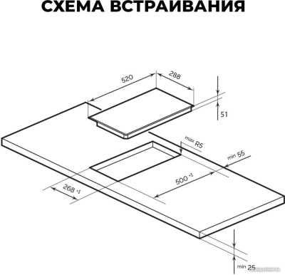 Варочная панель LEX EVH 320A BL