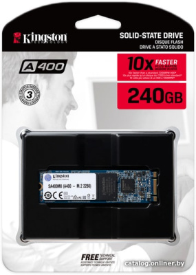 SSD Kingston A400 240GB SA400M8/240G  купить в интернет-магазине X-core.by