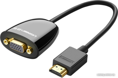Купить адаптер ugreen mm105 40253 vga - hdmi в интернет-магазине X-core.by