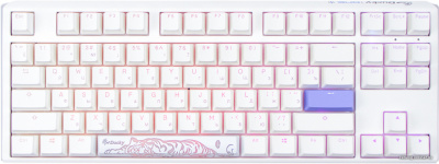 Купить клавиатура ducky one 3 tkl rgb white (cherry mx brown) в интернет-магазине X-core.by