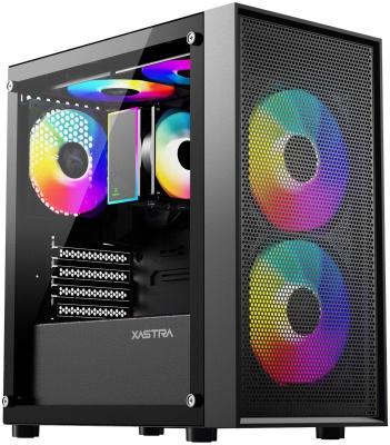 Корпус XASTRA A305M 3FRGB (черный)  купить в интернет-магазине X-core.by