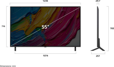 Купить телевизор lg ai qned80 55qned80a6a в интернет-магазине X-core.by
