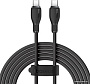 Кабель Baseus Pudding Series Fast Charging Cable 100W USB Type-C - USB Type-C (2 м, черный)