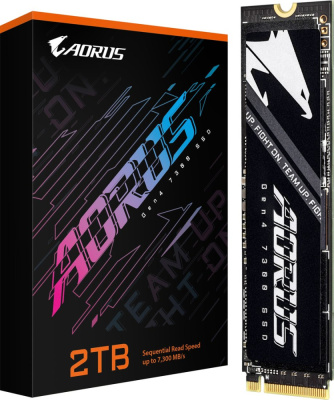 SSD Gigabyte Aorus Gen4 7300 2TB AG4732TB N  купить в интернет-магазине X-core.by