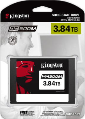 SSD Kingston DC500M 3.84TB SEDC500M/3840G  купить в интернет-магазине X-core.by