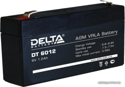 Купить аккумулятор для ибп delta dt 6012 (6в/1.2 а·ч) в интернет-магазине X-core.by