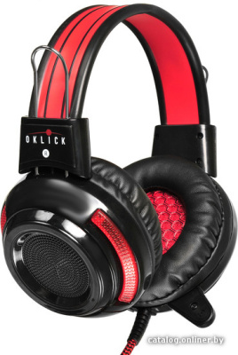 Купить наушники oklick hs-g300 armageddon (черный/красный) в интернет-магазине X-core.by