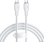 Кабель Baseus Pudding Series Fast Charging Cable 100W USB Type-C - USB Type-C (1.2 м, белый)