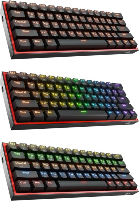 Купить клавиатура redragon fizz pro (черный/красный) в интернет-магазине X-core.by