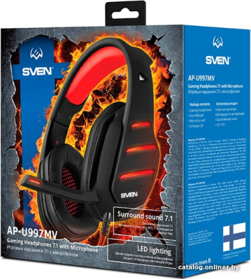 Купить наушники sven ap-u997mv в интернет-магазине X-core.by