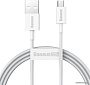 Кабель Baseus CAMYS-02 USB Type-A - microUSB (1 м, белый)