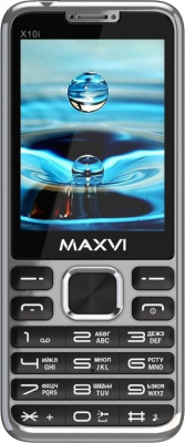 Купить кнопочный телефон maxvi x10i (серебристый металлик) в интернет-магазине X-core.by