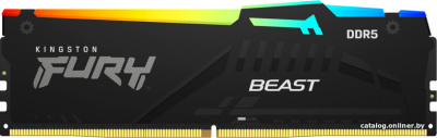 Оперативная память Kingston FURY Beast RGB 32ГБ DDR5 4800 МГц KF548C38BBA-32  купить в интернет-магазине X-core.by