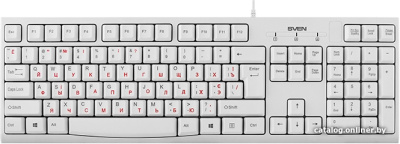 Купить клавиатура sven kb-s300 (белый) в интернет-магазине X-core.by