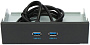 Планка Gembird FP5.25-USB3-2A