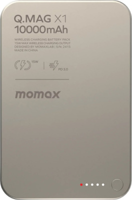 Купить внешний аккумулятор momax q.mag x1 magnetic ip117a 10000mah (титановый) в интернет-магазине X-core.by