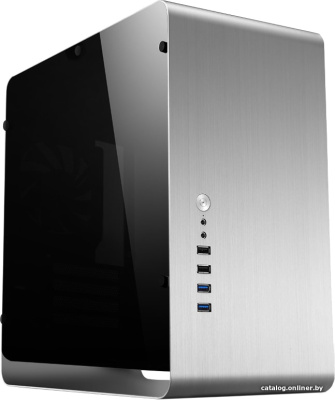 Корпус Jonsbo UMX3 Window (серебристый)  купить в интернет-магазине X-core.by