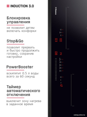 Варочная панель Hansa BHI67116 Варочная панель Hansa BHI67116