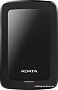 Внешний накопитель A-Data HV300 AHV300-2TU31-CBK 2TB (черный)