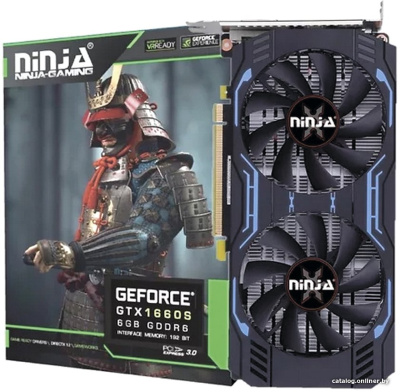 Видеокарта Sinotex Ninja GTX 1660 Super 6GB GDDR6 NK166SF66F  купить в интернет-магазине X-core.by