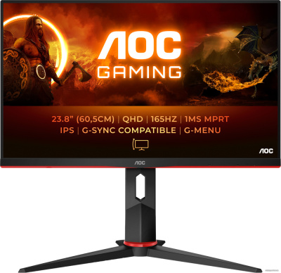 Купить игровой монитор aoc q24g2a/bk в интернет-магазине X-core.by