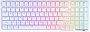 Клавиатура Royal Kludge RK98 RGB (белый, RK Brown)