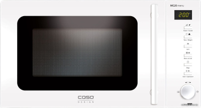 Микроволновая печь CASO MG20 Ceramic Menu (белый)