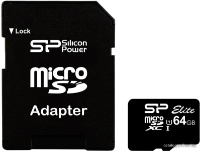 Купить карта памяти silicon-power microsdxc elite uhs-1 (class 10) 64 gb (sp064gbstxbu1v10-sp) в интернет-магазине X-core.by