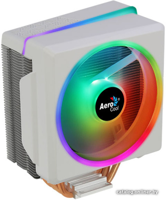 Кулер для процессора AeroCool Cylon 4F WH ARGB PWM 4P  купить в интернет-магазине X-core.by