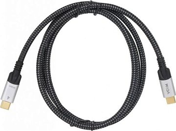 Кабель VCOM CU560-1.2M USB4 - USB4 (1.2 м, черный)