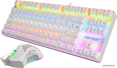 Купить клавиатура + мышь jet.a panteon gs800 (белый) в интернет-магазине X-core.by