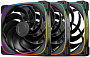 Комплект вентиляторов для корпуса Geometric Future Squama 2503R-14 Triple Pack (черный)