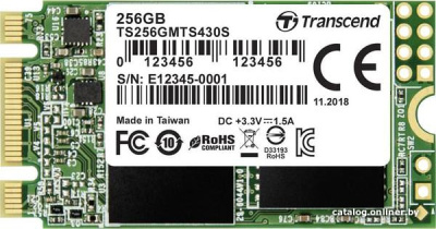 SSD Transcend 430S 256GB TS256GMTS430S  купить в интернет-магазине X-core.by