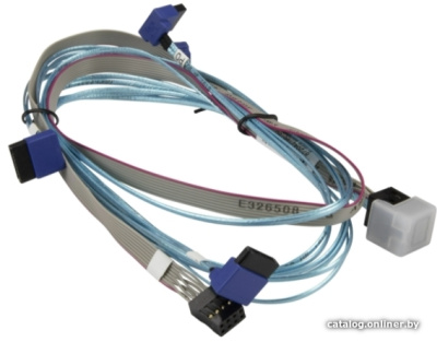 Купить кабель supermicro minisas - 4 sata cbl-sast-0811 (0.7 м, голубой) в интернет-магазине X-core.by