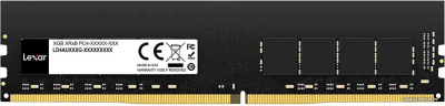 Оперативная память Lexar 8GB DDR4 PC4-25600 LD4AU008G-B3200GSST  купить в интернет-магазине X-core.by