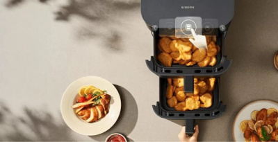 Аэрогриль (аэрофритюрница) Xiaomi Smart Double Stack Air Fryer 12L MAF-DS1201 (черный)  купить в интернет-магазине X-core.by