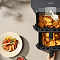 Аэрогриль (аэрофритюрница) Xiaomi Smart Double Stack Air Fryer 12L MAF-DS1201 (черный)  купить в интернет-магазине X-core.by