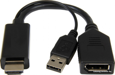 Купить кабель cablexpert a-hdmim-dpf-01 hdmi - displayport (0.1 м, черный) в интернет-магазине X-core.by