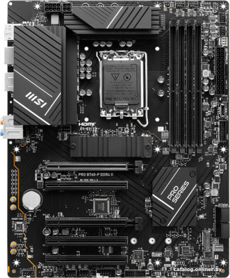Материнская плата MSI Pro B760-P DDR4 II  купить в интернет-магазине X-core.by