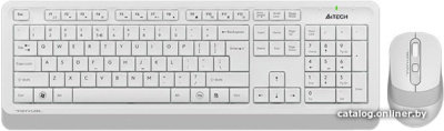 Купить клавиатура + мышь a4tech fstyler fg1010 (белый/серый) в интернет-магазине X-core.by