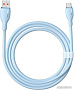 Кабель Baseus Pudding Series Fast Charging Cable 100W USB Type-C - USB Type-C (2 м, голубой)