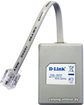 Купить adsl сплиттер d-link dsl-30cf/rs в интернет-магазине X-core.by