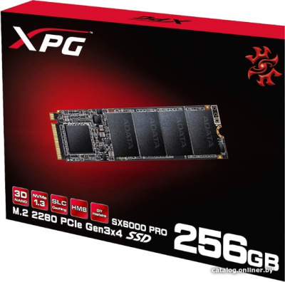 SSD A-Data XPG SX6000 Pro 256GB ASX6000PNP-256GT-C  купить в интернет-магазине X-core.by